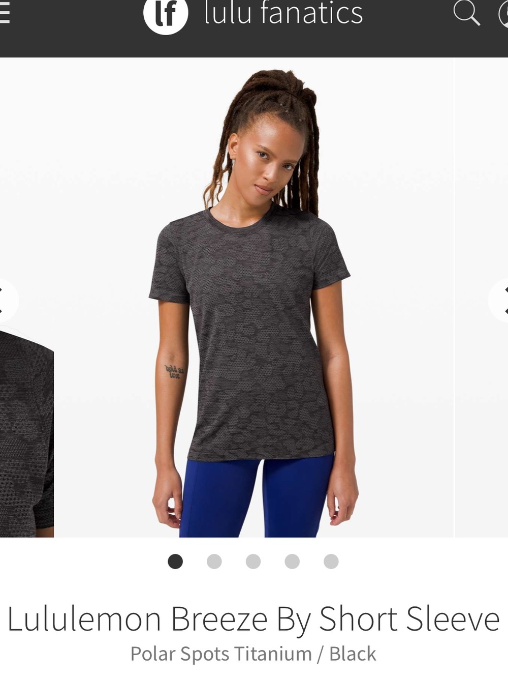 Lululemon Breeze By Short Sleeve